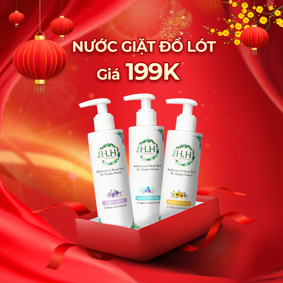 Nước Giặt Đồ Lót Ưu Đãi 16% - 199k